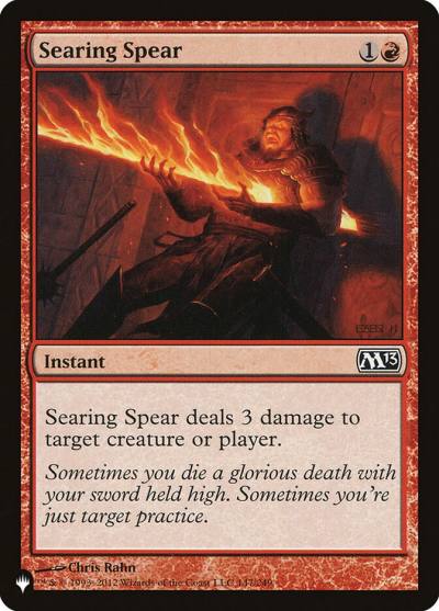 Searing Spear PLST-M13-147 The List Magic card