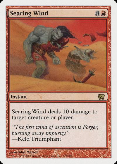 Searing Wind 8ED-218 Eighth Edition Magic card