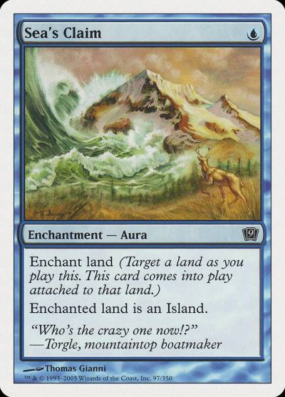 Sea's Claim 9ED-97 Ninth Edition Magic card