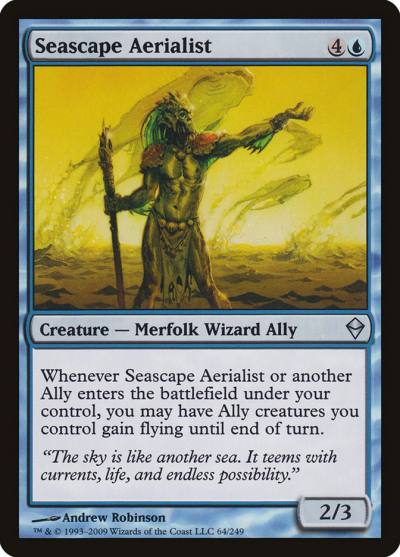 Seascape Aerialist 64 Zendikar Magic card