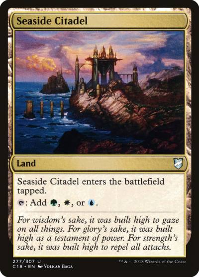 Seaside Citadel C18-277 Commander 2018 Magic card