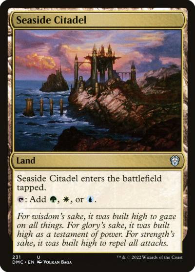 Seaside Citadel DMC-231 Dominaria United Commander Magic card