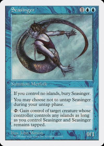 Seasinger 5ED-121 Fifth Edition Magic card