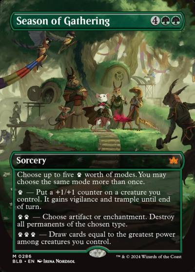 Season of Gathering BLB-286 Bloomburrow Magic card