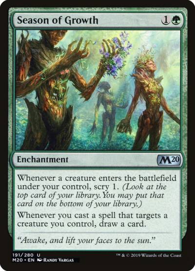 Season of Growth M20-191 Core Set 2020 Magic card