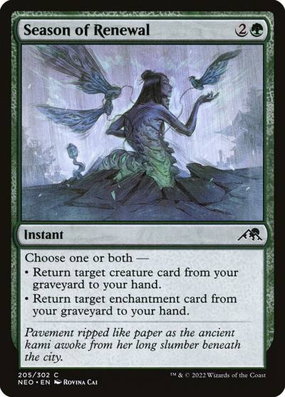 Season of Renewal NEO-205 Kamigawa: Neon Dynasty Magic card