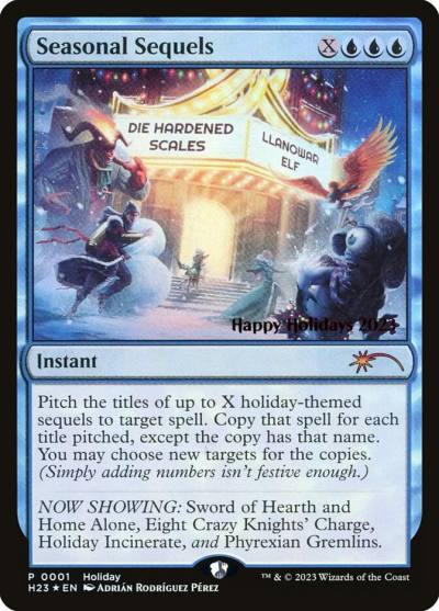 Seasonal Sequels HHO-23 Happy Holidays Magic card