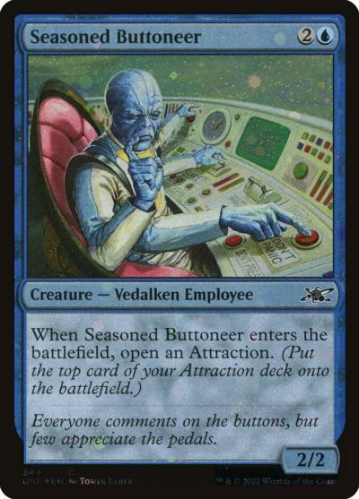 Seasoned Buttoneer UNF-344 Unfinity Magic card