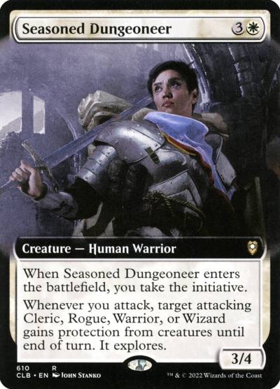 Seasoned Dungeoneer CLB-610 Commander Legends: Battle for Baldur's Gate Magic card