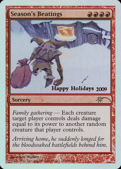 Season's Beatings HHO-9 Happy Holidays Magic card