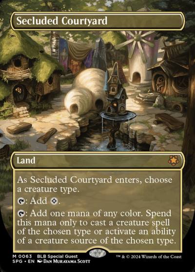 Secluded Courtyard SPG-63 Special Guests Magic card