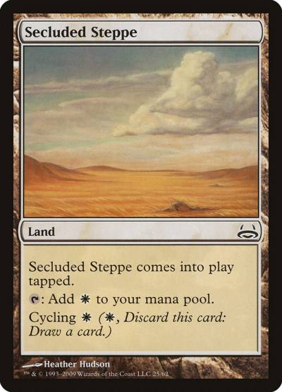 Secluded Steppe DDC-25 Duel Decks: Divine vs. Demonic Magic card
