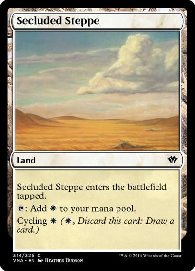 Secluded Steppe VMA-314 Vintage Masters Magic card