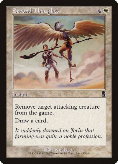 Second Thoughts ODY-45 Odyssey Magic card