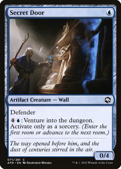 Secret Door 71 Adventures in the Forgotten Realms Magic card