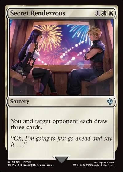 Secret Rendezvous FIC-253 Final Fantasy Commander Magic card