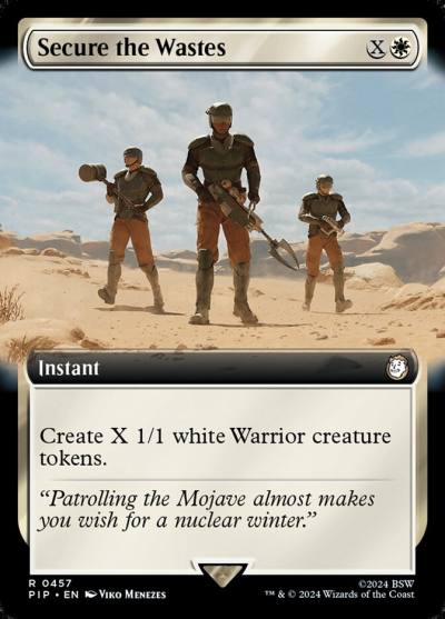 Secure the Wastes PIP-457 Fallout Magic card