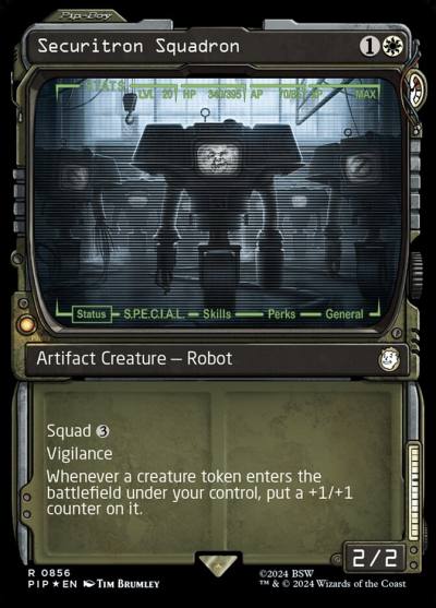 Securitron Squadron PIP-856 Fallout Magic card