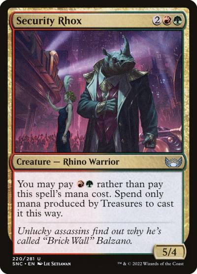 Security Rhox 220 Streets of New Capenna Magic card