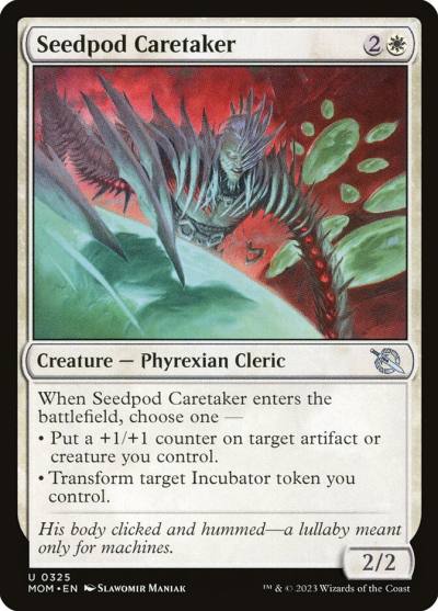 Seedpod Caretaker 325 March of the Machine Magic card