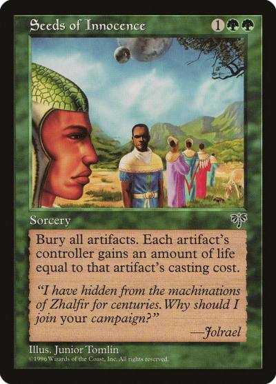 Seeds of Innocence MIR-241 Mirage Magic card