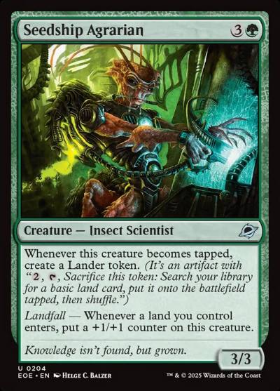 Seedship Agrarian 204 Edge of Eternities Magic card