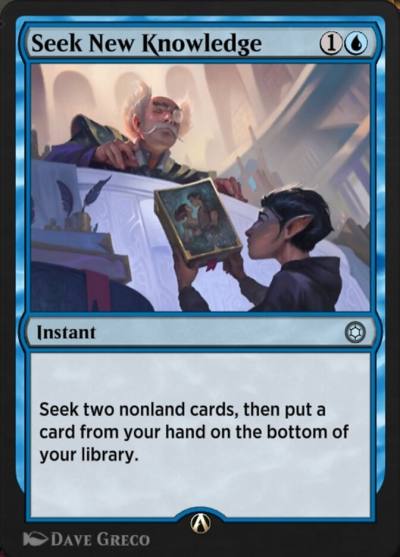 Seek New Knowledge HBG-36 Alchemy Horizons: Baldur's Gate Magic card