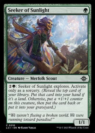 Seeker of Sunlight 210 The Lost Caverns of Ixalan Magic card