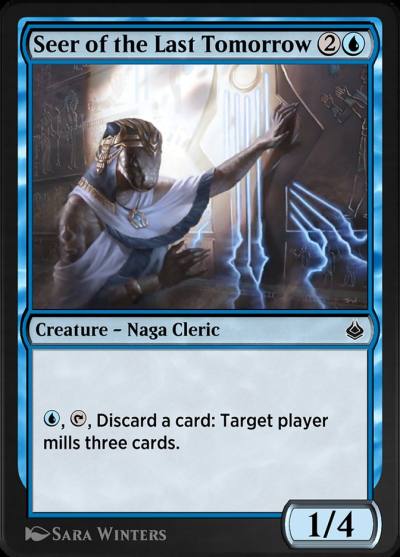 Seer of the Last Tomorrow AKR-77 Amonkhet Remastered Magic card