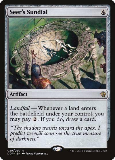 Seer's Sundial DDP-29 Duel Decks: Zendikar vs. Eldrazi Magic card