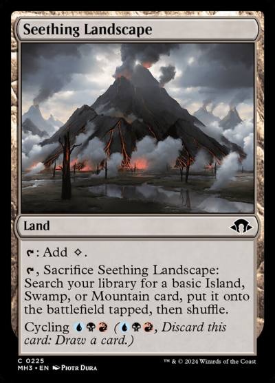Seething Landscape MH3-225 Modern Horizons 3 Magic card