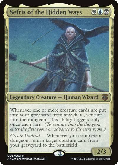 Sefris of the Hidden Ways OAFC-3 Forgotten Realms Commander Display Commanders Magic card