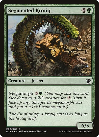 Segmented Krotiq 202 Dragons of Tarkir Magic card