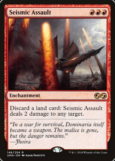 Seismic Assault UMA-146 Ultimate Masters Magic card
