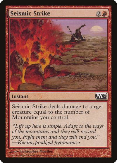 Seismic Strike M10-154 Magic 2010 Magic card