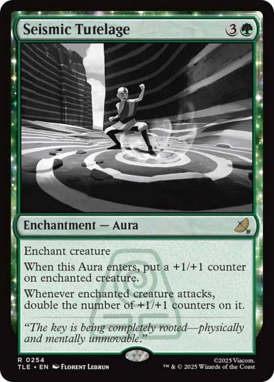 Seismic Tutelage TLE-254 Avatar: The Last Airbender Eternal Magic card