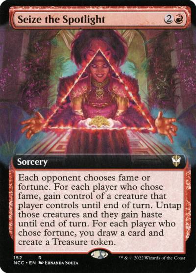 Seize the Spotlight NCC-152 New Capenna Commander Magic card