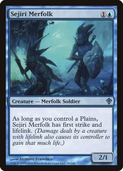 Sejiri Merfolk WWK-36 Worldwake Magic card