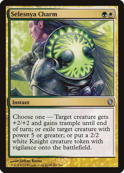 Selesnya Charm C13-211 Commander 2013 Magic card