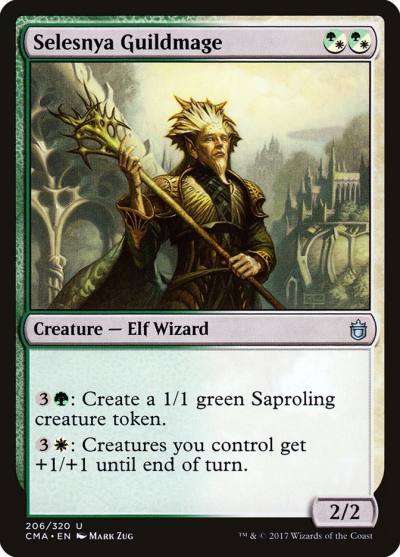 Selesnya Guildmage CMA-206 Commander Anthology Magic card