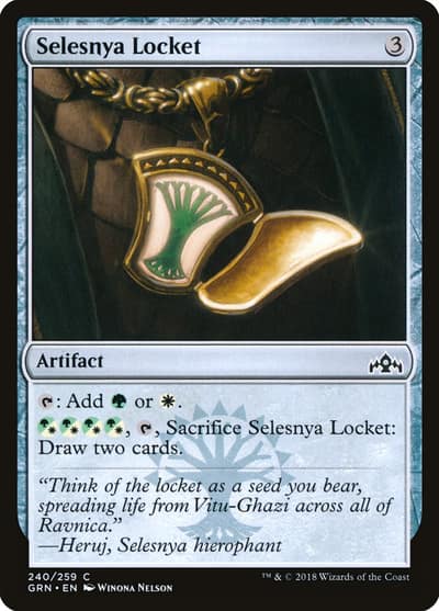 Selesnya Locket GRN-240 Guilds of Ravnica Magic card