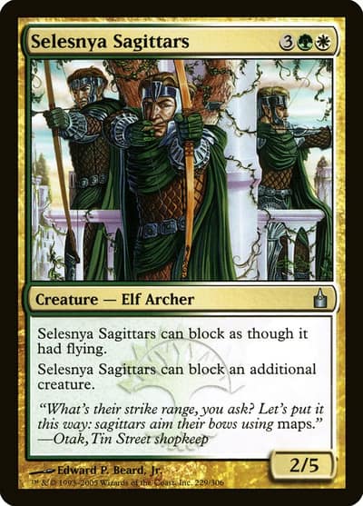 Selesnya Sagittars 229 Ravnica: City of Guilds Magic card