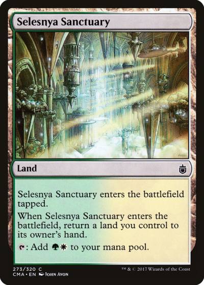 Selesnya Sanctuary CMA-273 Commander Anthology Magic card