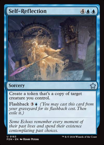 Self-Reflection FDN-163 Foundations Magic card