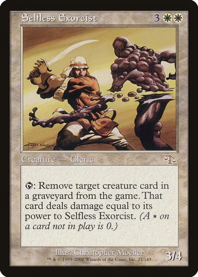 Selfless Exorcist 21 Judgment Magic card