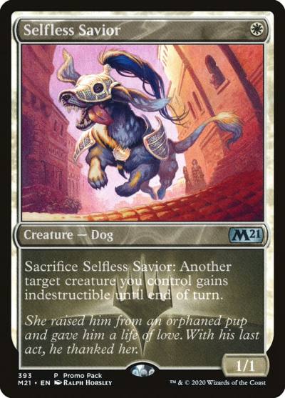 Selfless Savior M21-393 Core Set 2021 Magic card