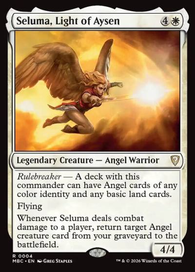 Seluma, Light of Aysen MBC-4 Mystery Booster Commander Edition Magic card