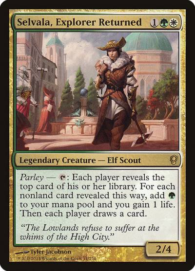 Selvala, Explorer Returned CNS-51 Conspiracy Magic card