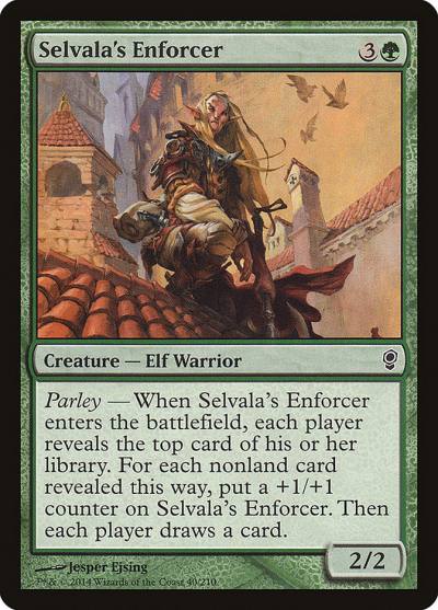 Selvala's Enforcer 40 Conspiracy Magic card
