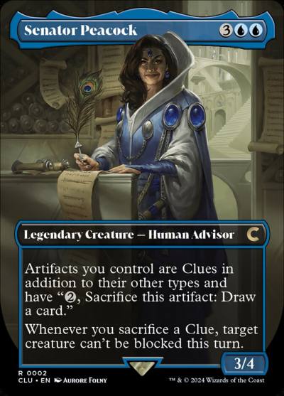 Senator Peacock CLU-2 Ravnica: Clue Edition Magic card